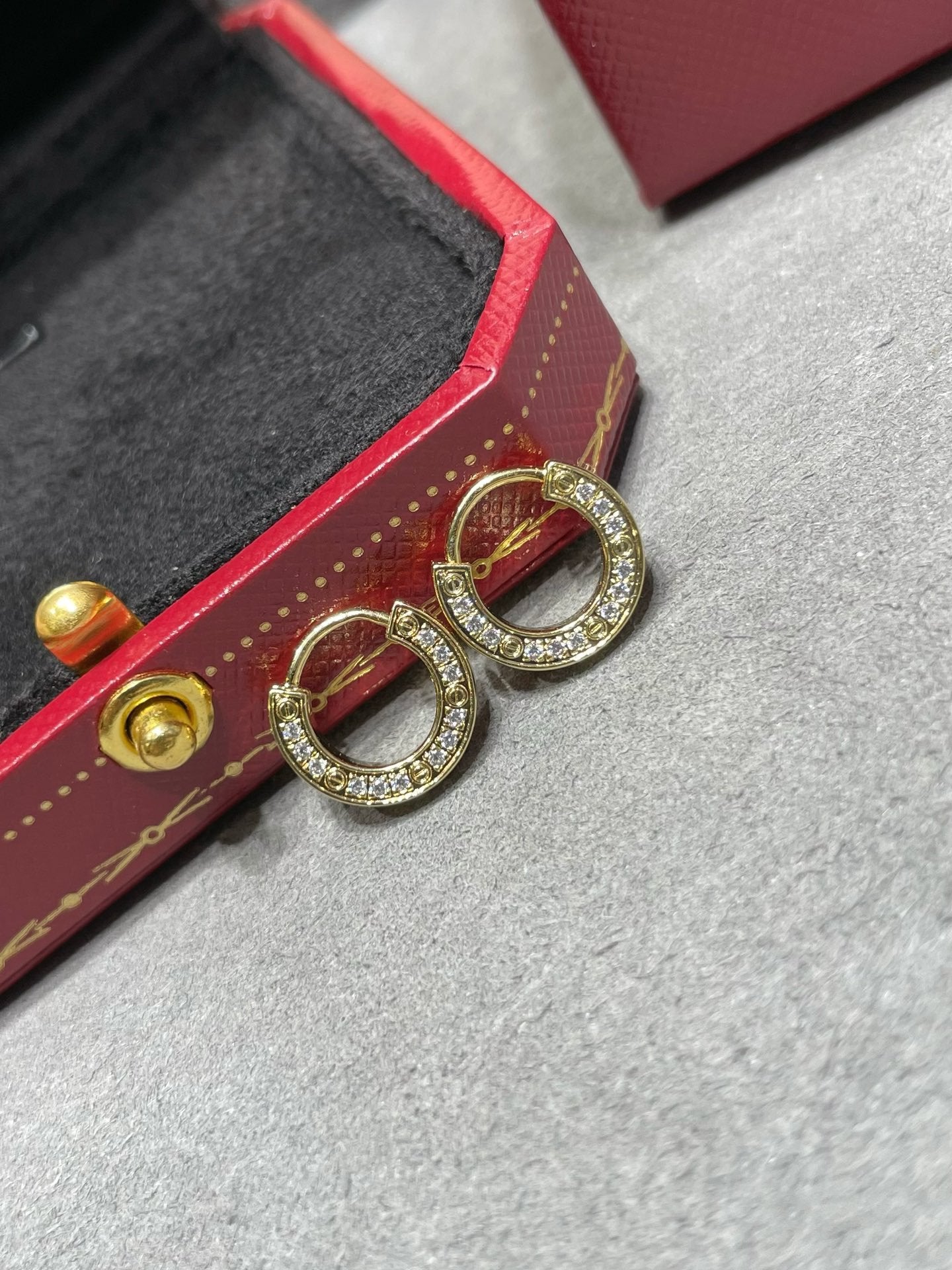 [Solara Jewelry]LOVE DIAMOND EARRINGS