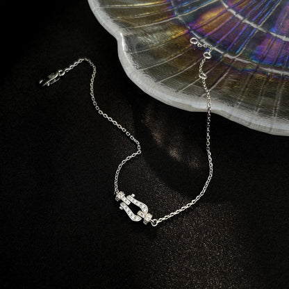 [Solara Jewelry]FORCE 10 FULL DIAMOND BUCKLE CHAIN LINK MINI MODEL