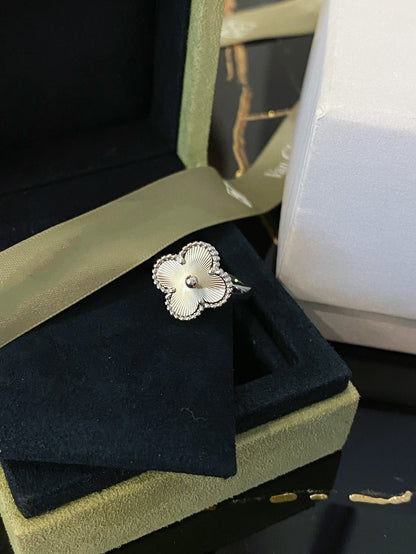 [Solara Jewelry]CLOVER SILVER RING