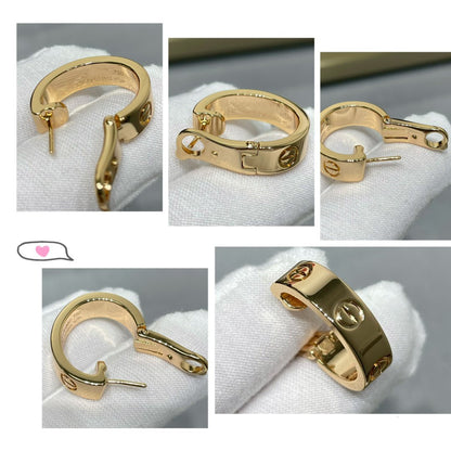 [Solara Jewelry]LOVE 5.5MM EARRINGS
