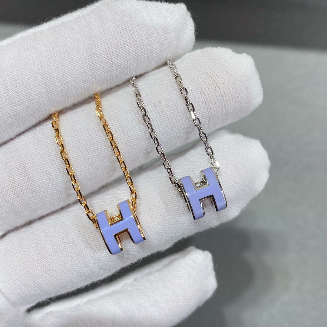 [Solara Jewelry]MINI POP H NECKLACE