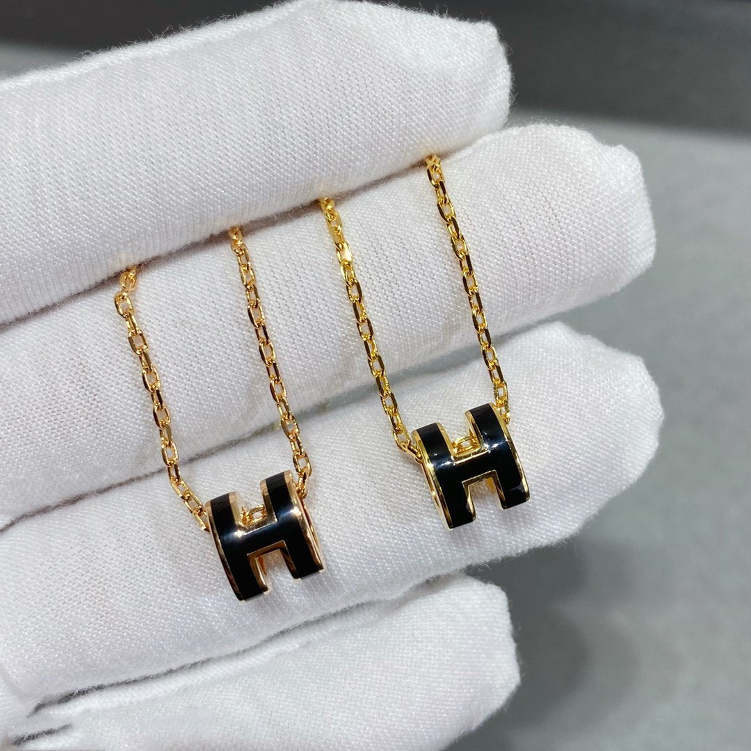 [Solara Jewelry]MINI POP H NECKLACE