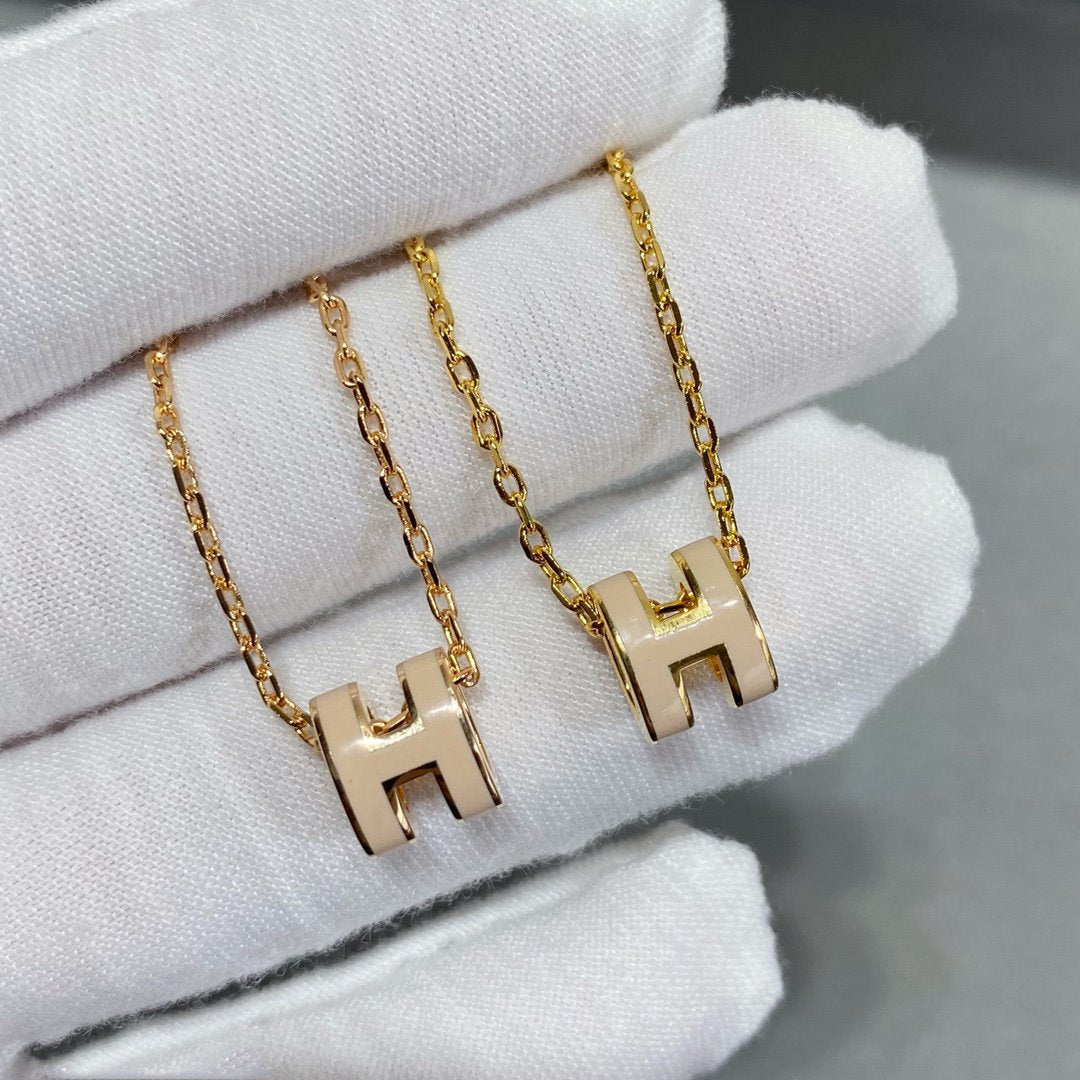 [Solara Jewelry]MINI POP H NECKLACE