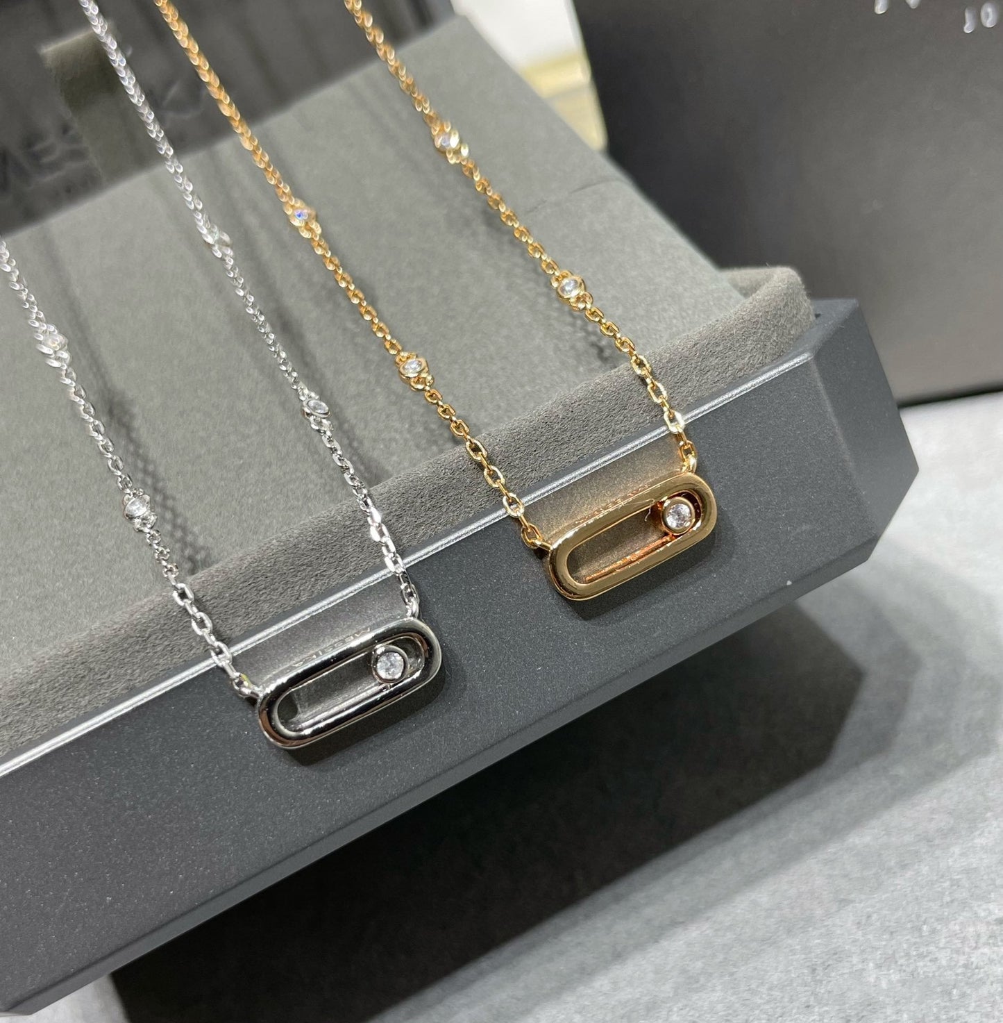 [Solara jewelry]MOVE UNO DIAMOND NECKLACE