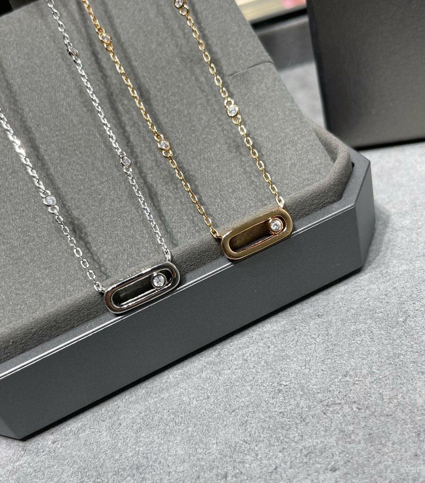 [Solara jewelry]MOVE UNO DIAMOND NECKLACE