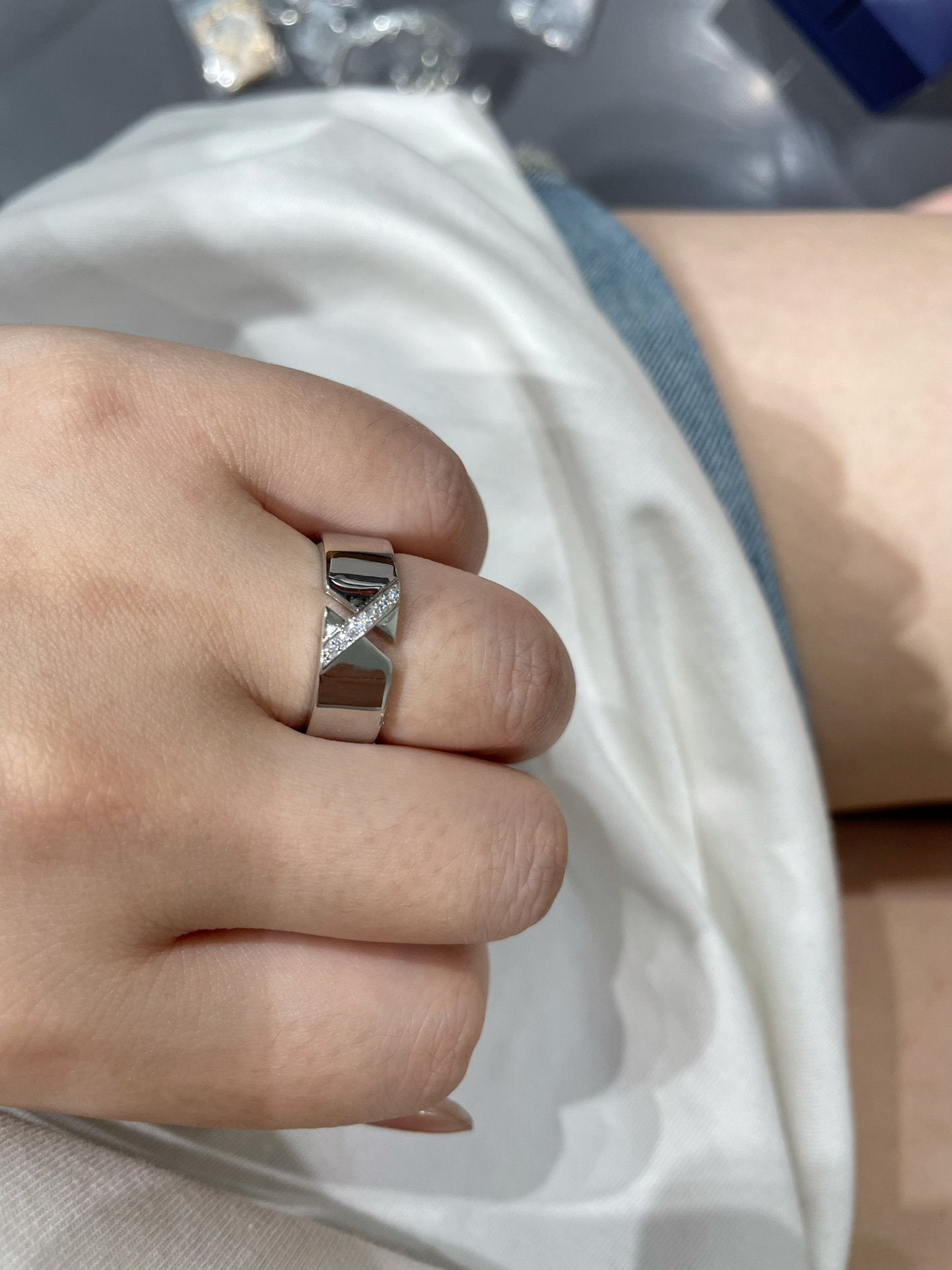 [Solara Jewelry]LIENS EVIDENCE DIAOMOND RING