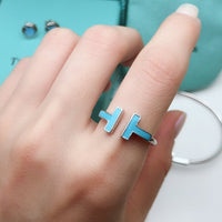 [Solara Jewelry]T SMALL TURQUOISE SILVER RING