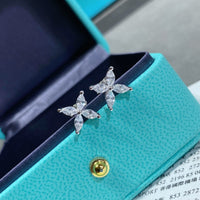 [Solara Jewelry]VICTORIA SILVER DIAMOND STUD MINI EARRINGS