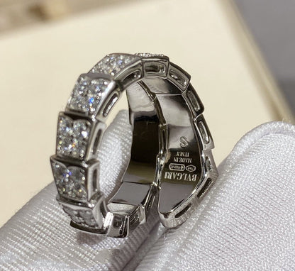[Solara Jewelry]SERPENTI RING SILVER DIAMOND PAVED