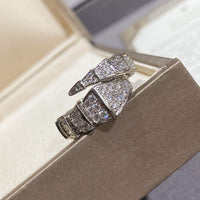 [Solara Jewelry]SERPENTI LARGE RING SILVER DIAMOND PAVED