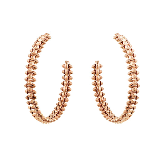 [Solara Jewelry]CLASH LARGE HOOP EARRINGS
