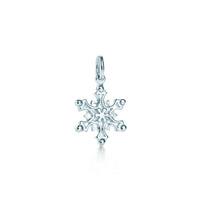 [Solara Jewelry]STERLING SILVER SNOWFLAKE PENDANT NECKLACE