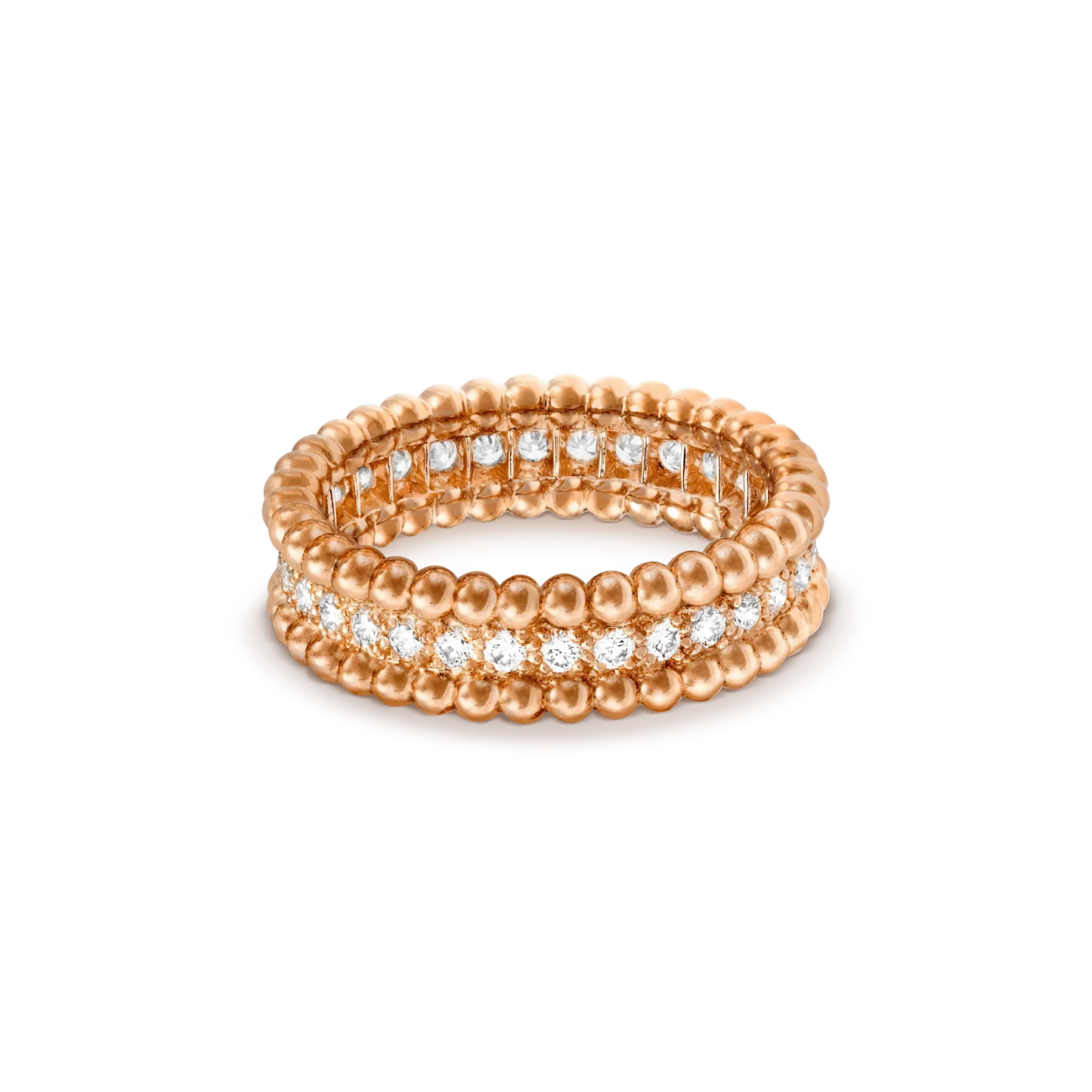 [Solara Jewelry]PERLEE DIAMOND ROSE GOLD RING