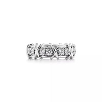 [Solara Jewelry]SIXTEEN STONE SILVER RING