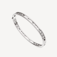 [Solara Jewelry]ZERO 1 SPIRAL LOGO SILBERNES ARMBAND