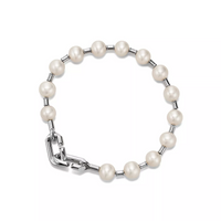 [Solara Jewelry]PEARL 7-8MM SILVER BRACELET