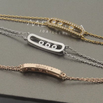 [Solara jewelry] Move Classique pavé bracelet
