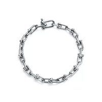 [Solara Jewelry]HARDWEAR SMALL LINK 26 MOTIF SILVER BRACELET