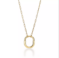 [Solara Jewelry]LOCK NECKLACE GOLD