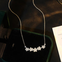 [Solara Jewelry]]wild flower diamond line pendant
