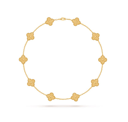 [Solara Jewelry]CLOVERS THE 10-MOTIFS NECKLACE