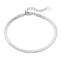[Solara Jewelry]フラットスネークチェーンブレードネックレス