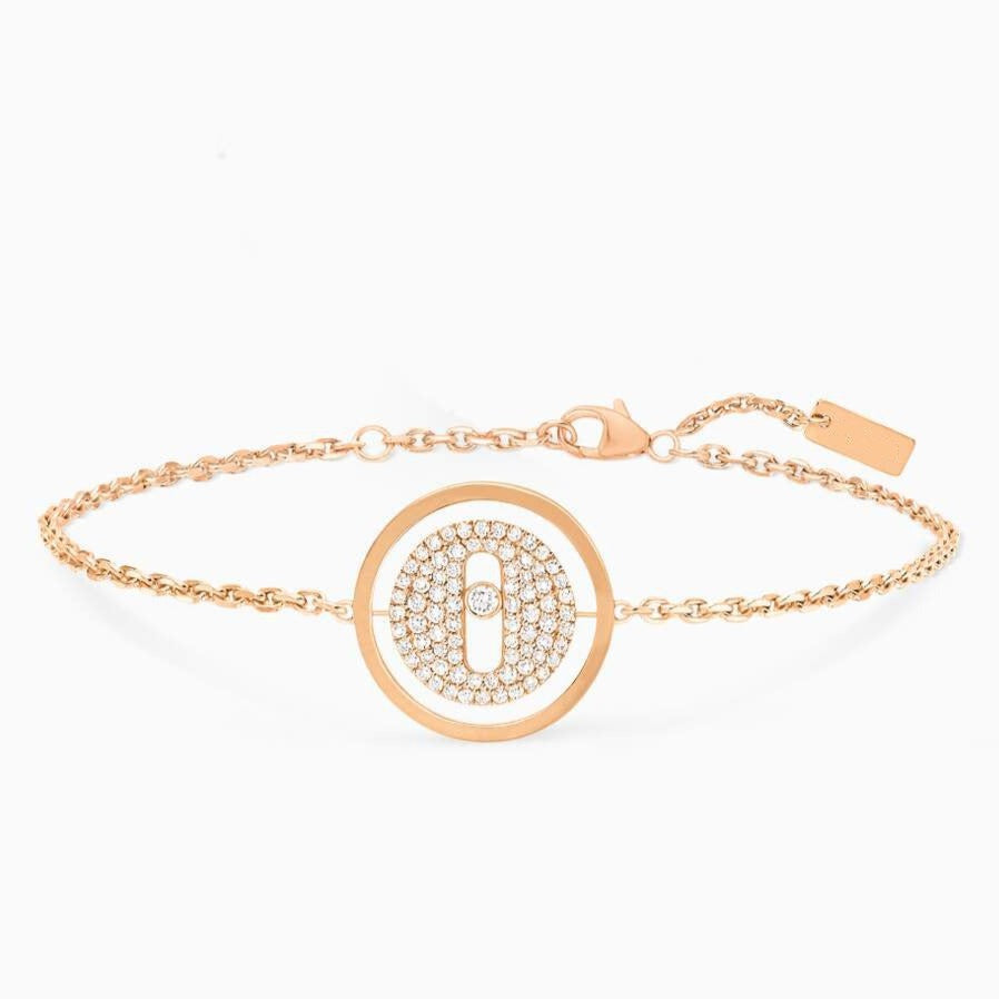 [Solara jewelry]LUCKY MOVE DIAMOND PAVED BRACELET