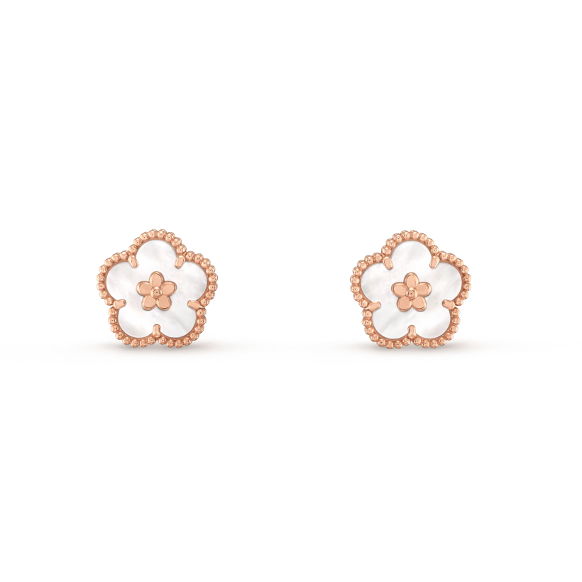[Solara Jewelry]LUCKY WHITE MOP EARRINGS
