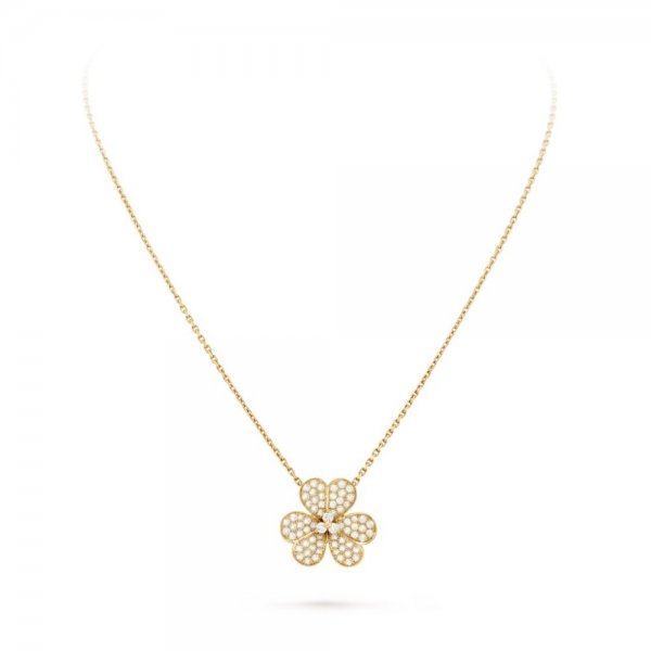 [Solara Jewelry]FLOWER DIAMOND NECKLACE