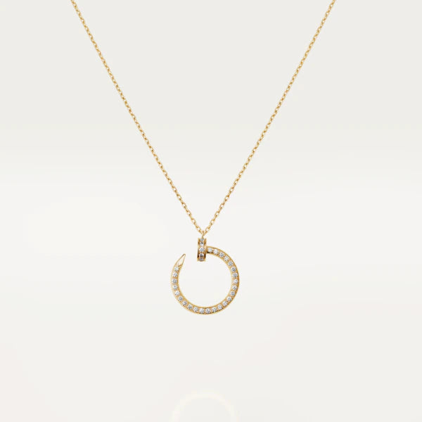 [Solara Jewelry]JUSTE NECKLACE GOLD DIAMONDS