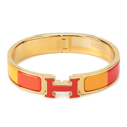 [Solara Jewelry]H BRACELET ORANGE RAINBOW CERAMIC