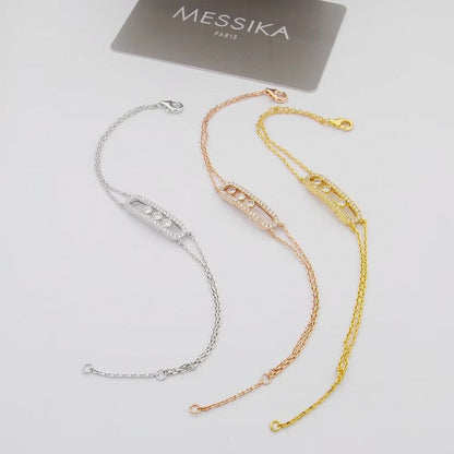 [Solara jewelry] Move Classique pavé bracelet