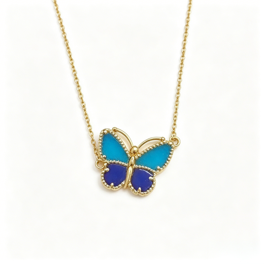 [Solara jewelry] 2026 NEW LUCKY BUTTERFLY 1 MOTIFS NECKLACE