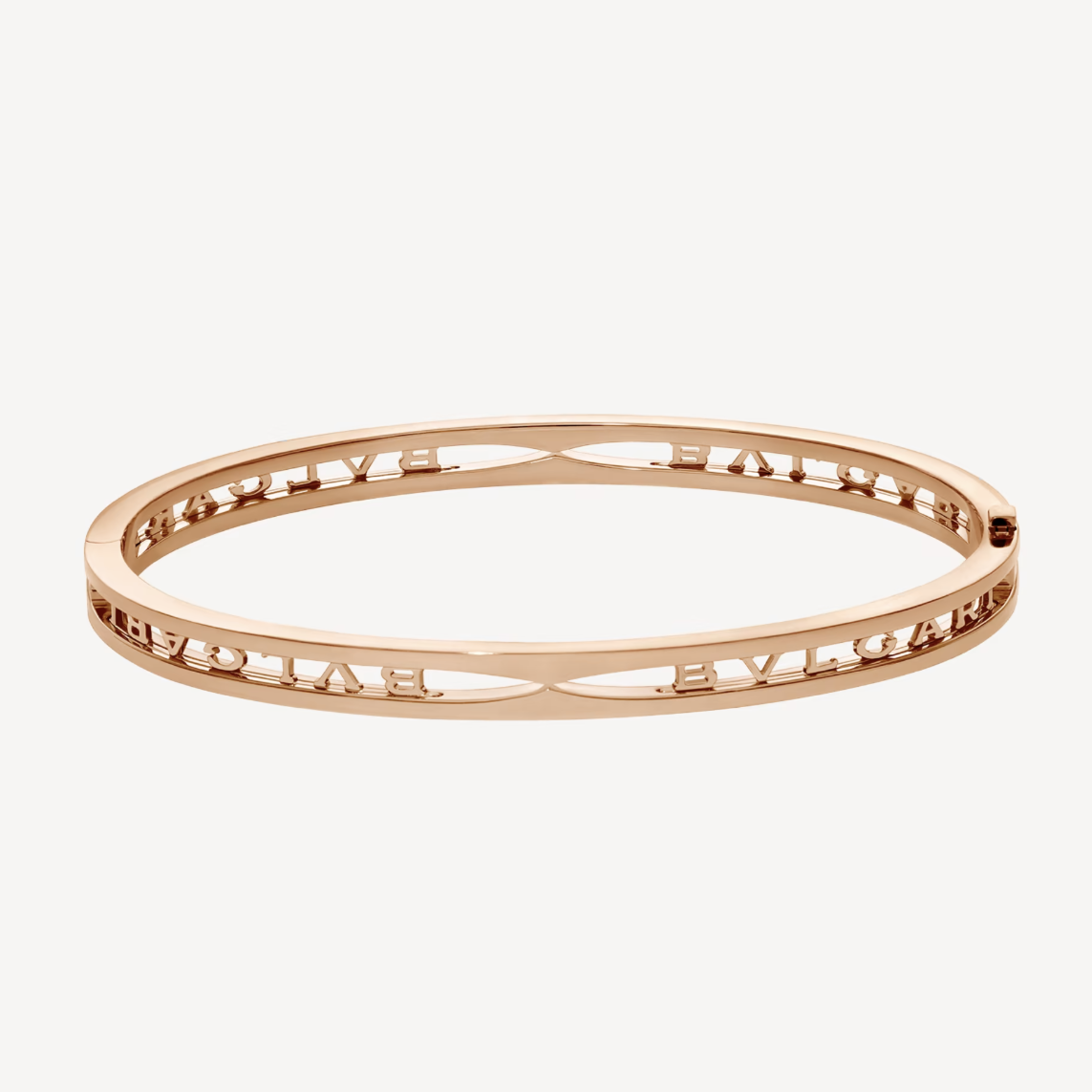 [Solara Jewelry]ZERO 1 SPIRAL LOGO PINK GOLD BRACELET