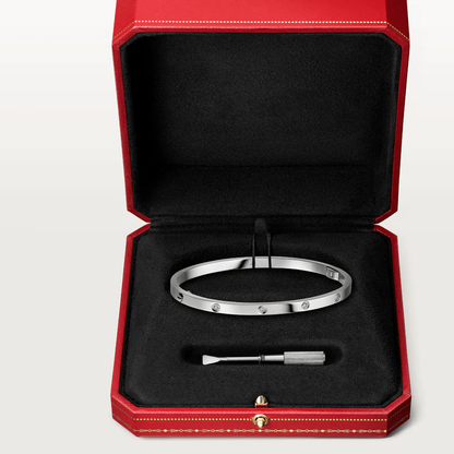 [Solara Jewelry]LOVE BRACELET 3.65MM 10 DIAMONDS