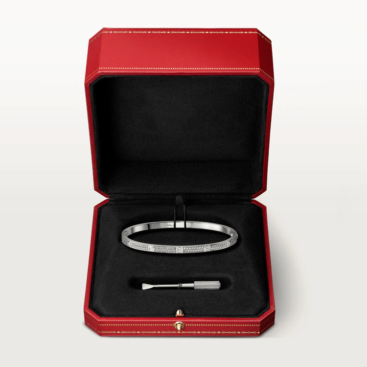 [Solara Jewelry]LOVE BRACELET 3.65MM DIAMOND-PAVED