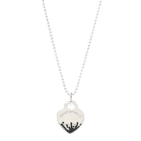 [Solara Jewelry]COLOUR HEART SPLASH TAG NECKLACE