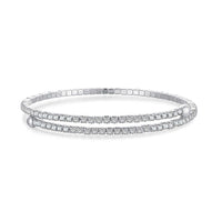 [Solara Jewelry]ダイヤモンドライン ラウンドファッションブレスレット