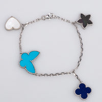 [Solara Jewelry]LUCKY SPRING SILVER BRACELET 4 MOTIF