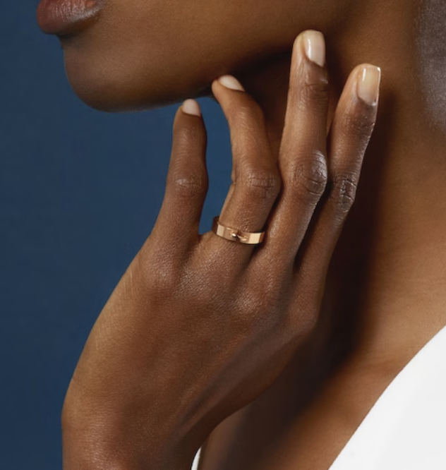 [Solara Jewelry]ALLIANCE LIENS VIDENCE 4MM RING