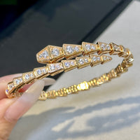 [Solara Jewelry]SERPENTI BRACELET 6MM GOLD DIAMOND
