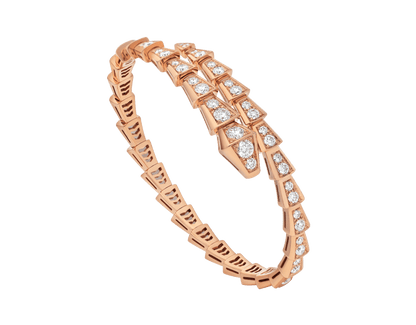 [Solara Jewelry]SERPENTI BRACELET 6.8MM PINK GOLD DIAMOND