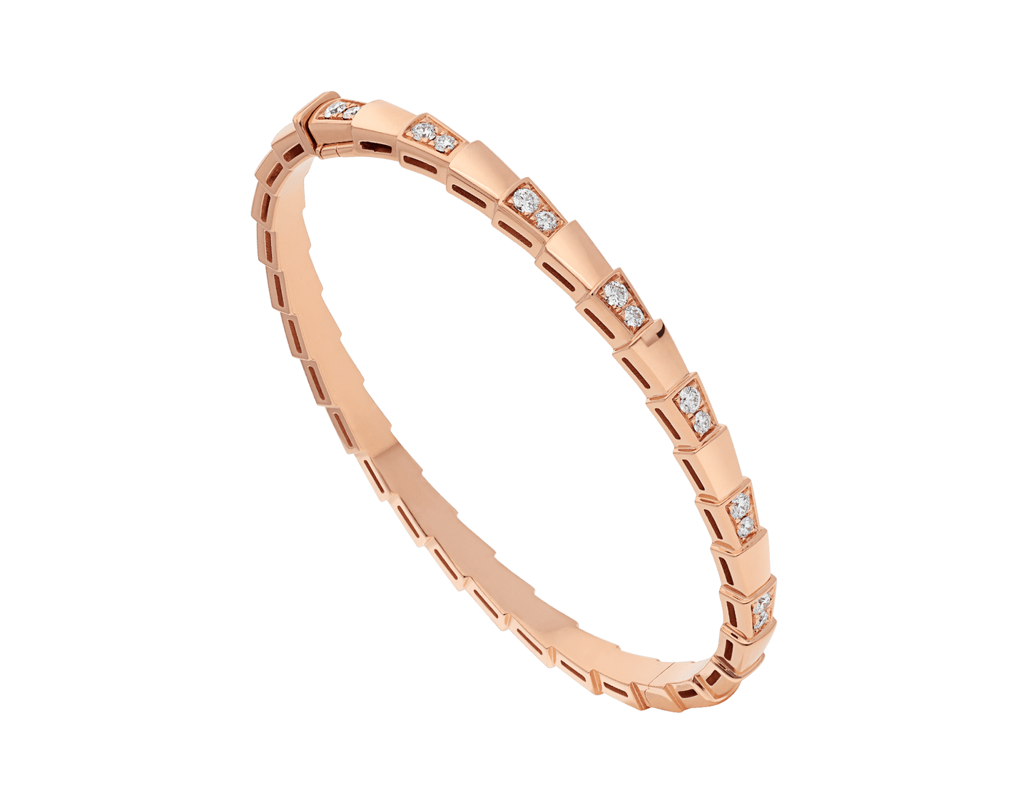 [Solara Jewelry]SERPENTI BRACELET PINK GOLD DIAMOND