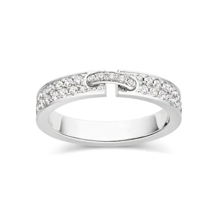 [Solara Jewelry]ALLIANCE LIENS VIDENCE PAVED DIAMOND 4MM RING