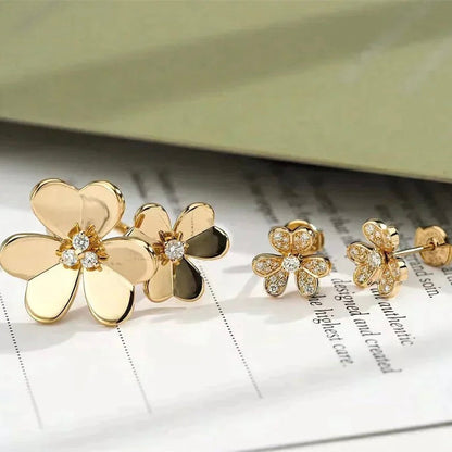 [Solara Jewelry]CLOVER COMOS GOLD DIAMOND RING