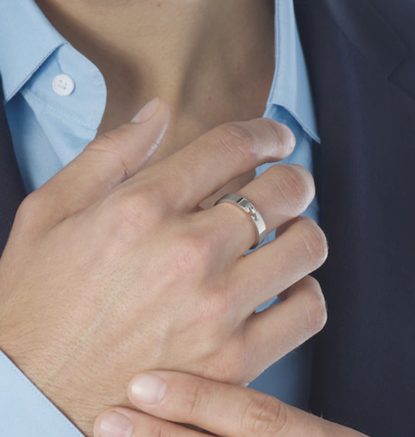 [Solara Jewelry]ALLIANCE LIENS VIDENCE 4MM RING