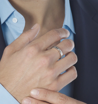 [Solara Jewelry]ALLIANCE LIENS VIDENCE 4MM RING