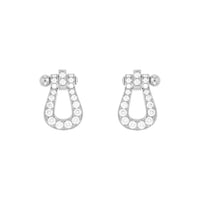 [Solara Jewelry]FORCE 10 FULL DIAMOND STUD EARRINGS MINI MODEL