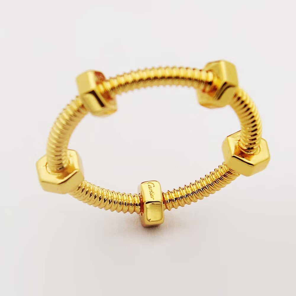 [Solara jewelry]New Screw Motif Open Ring