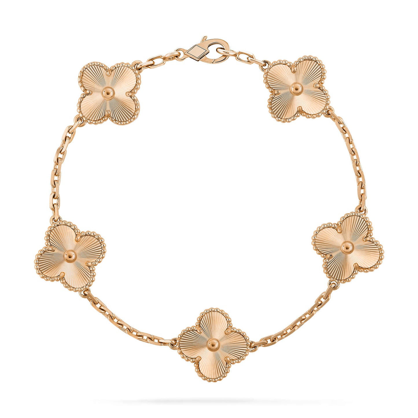 [Solara Jewelry]CLOVER 5 FLOWERS LASER BRACELET